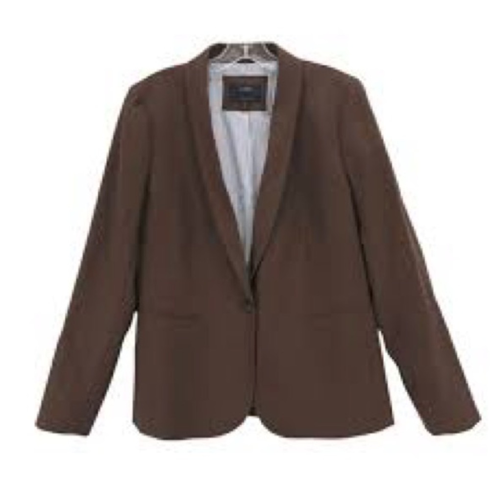 J. Crew Parke Blazer Wool Dark Brown